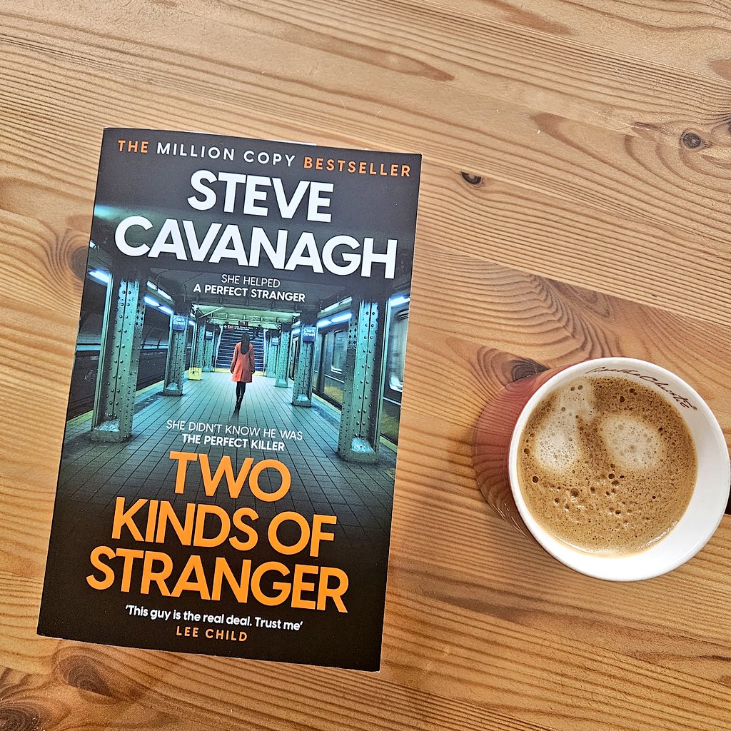 swirlandthread's tweet photo. In stellar company this morning ☕️
#amreading #TwoKindsOfStranger by @SteveCavanagh_
What a plot 😱
Out now w/ @headlinepg https://t.co/hppD4vf8eS