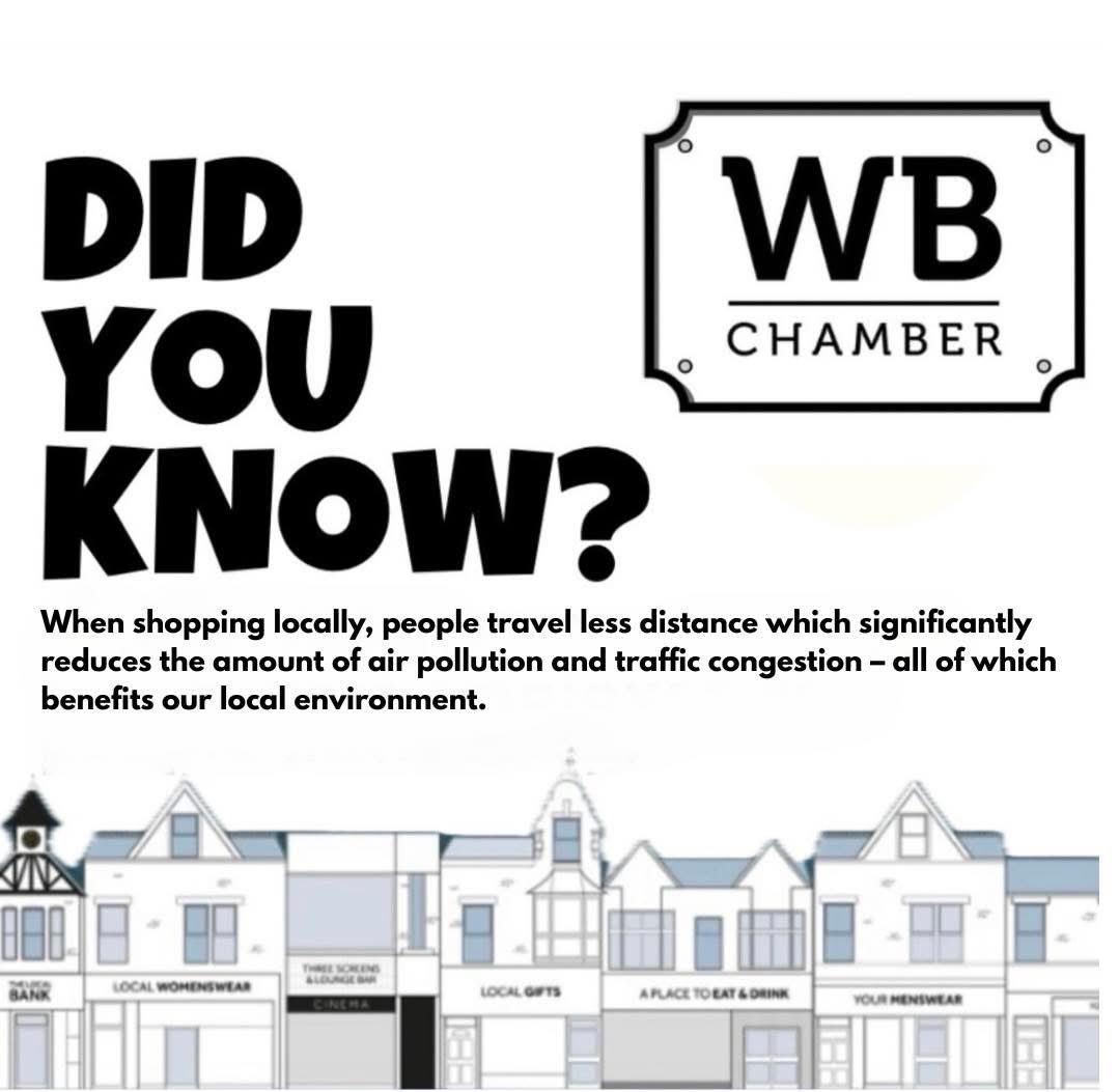 When you shop local, you’re doing more than supporting small businesses, you’re cutting down on emissions, reducing waste, and investing in a healthier planet.

Good for you, great for our community. 

#whitleybaychamberoftrade #shoplocal