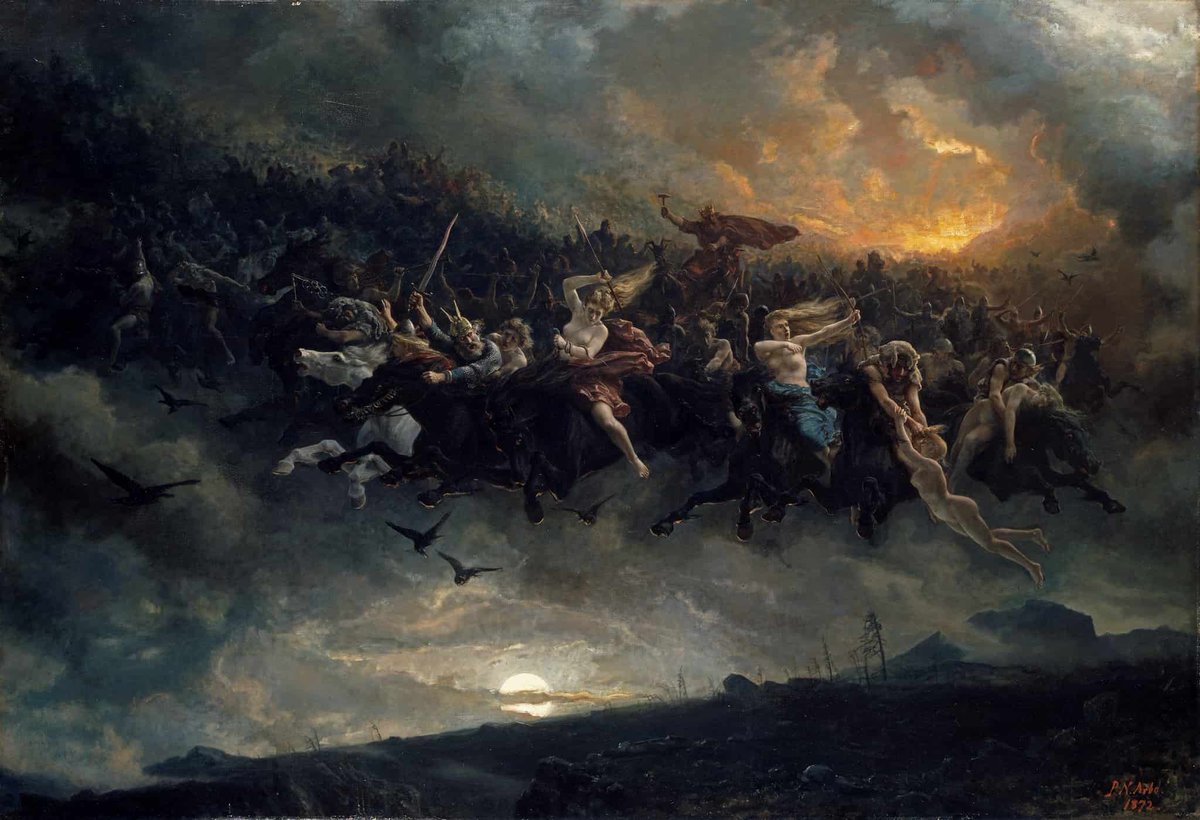 Who's up for the Wild Hunt?

[Oil painting: Peter Nicolai Arbo (1872) – The Wild Hunt of Odin]