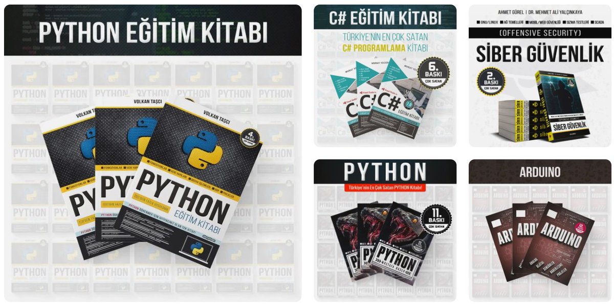 Bilişim, Teknoloji, Mühendislik, Yazılım, Programlama, Marka Yönetimi ve Dijital Pazarlama kitapları

Hepsiburada da Sepette İNDİRİM! 

👉 hepsiburada.com/magaza/dikeyek…

#dikeyeksenyayıncılık #kitap #hepsiburada #yazılım