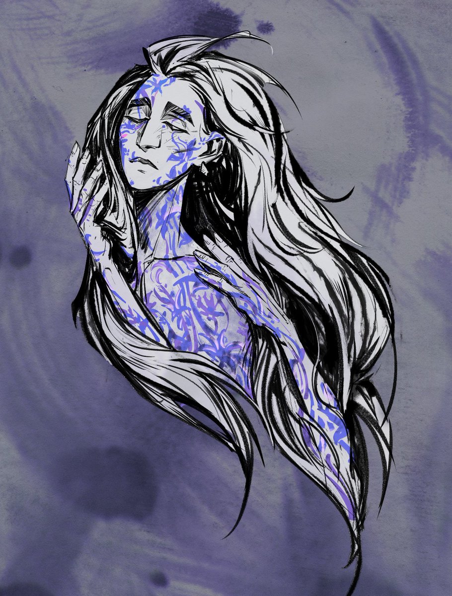 C0mmissi0n for beautiful <a href="/gingerb_art/">gingerbread</a> 
#cgdrawing #melancholy