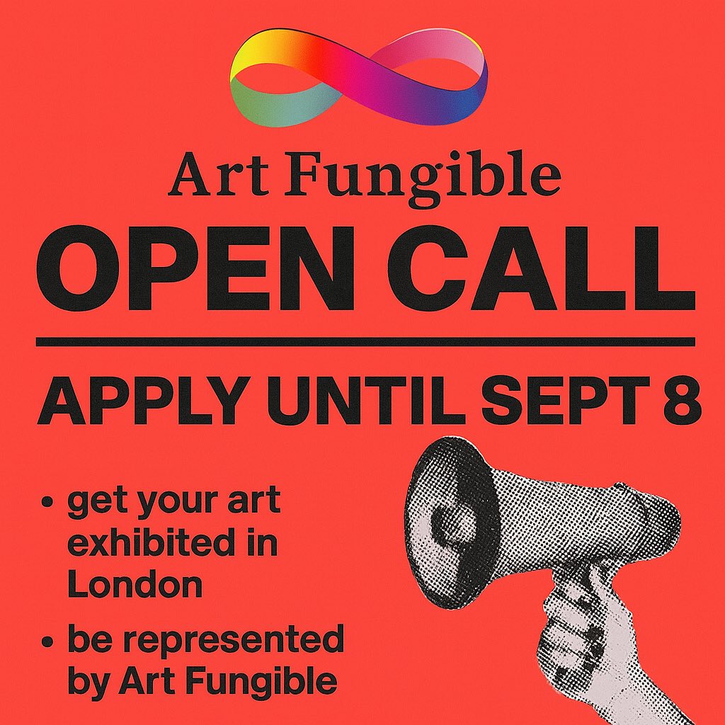 olena_yara's tweet photo. Shoreditch knows how to party, we know how to art 🪩 We’re back with a digital art show and you could be part of it.

📢 @ArtFungible_io Open Call 

Apply to be represented + have your work shown at the exhibition curated by me &amp; hosted by @Muskrattyrat . Frames from @museframe https://t.co/7XHk9nz1Eu