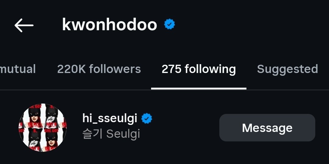 myseulgi0210's tweet image. #Kwon Jinah follows #SEULGI on Instagram  🥹😘🐻