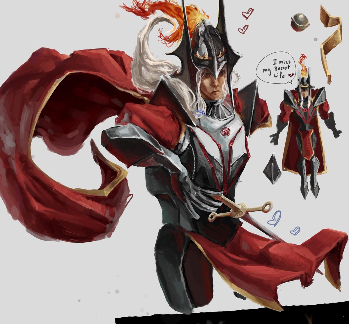 sevenstabby's tweet photo. Rhaegar the silver prince 
Cr. csvalentine https://t.co/hAHHx8eLyk