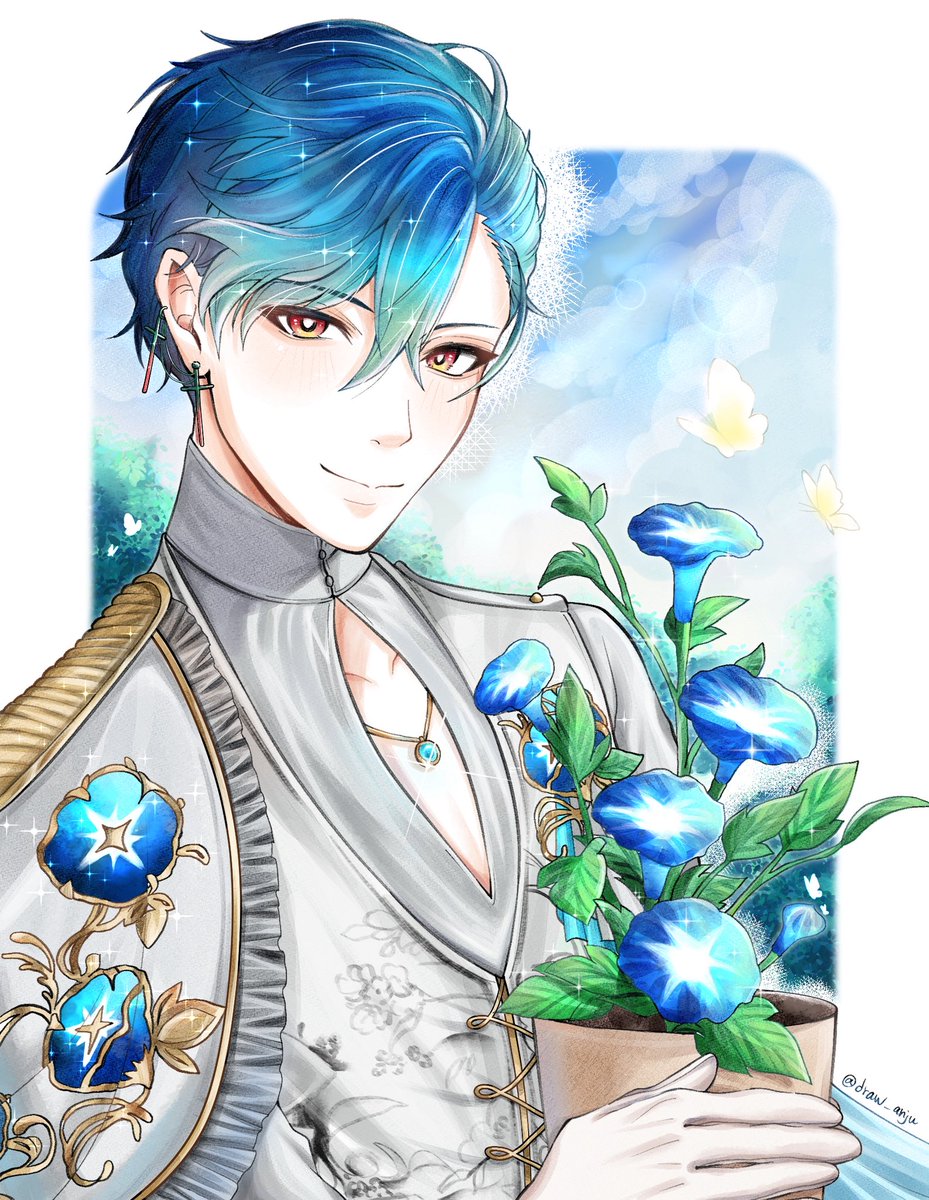 draw_anju's tweet photo. 思い出のアサガ才✨ 
#aknk_Fa #あくねこ_Fa #主様 #oc #服設 #繪圖 #描画 #painting https://t.co/wzlqxxTLPQ