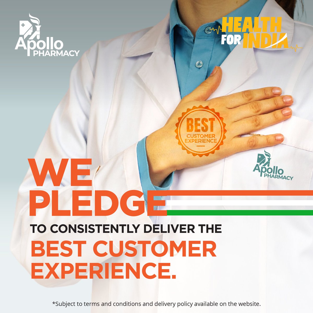As we welcome the 79th Independence Day and celebrate our nation’s freedom, Apollo Pharmacy stands committed to supporting the health and wellness of every Indian.

Together, let’s continue making healthier choices every day for a stronger and healthier India.

Wishing you and