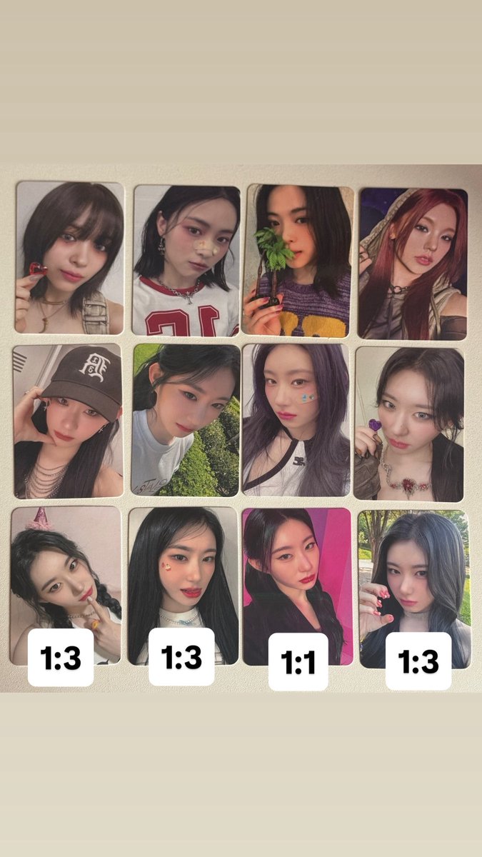 wts lfb ph

Itzy Ryujin Chaeryeong Yeji Photocards

1st and 2nd Layer 50 each
3rd layer 200 each

- can tingi 1st and 2nd
- check ratio for others
- onhand
- x sensi

Loc: sta mesa manila
Mod: j&amp;t or sdd apps