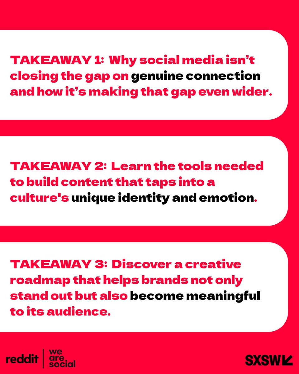 Audiences are craving something deeper from online content, but instead get copy-paste culture, nostalgia for nostalgia’s sake, and AI-generated blandness.

Want to learn how brands can make audiences feel something again? Get us to SXSW 2026: 
participate.sxsw.com/flow/sxsw/sxsw…