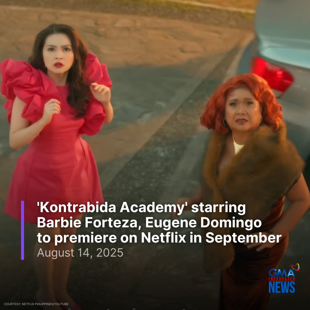 "Kontrabida Academy" starring Barbie Forteza and Eugene Domingo is coming to Netflix next month!

READ: gmanetwork.com/news/lifestyle…