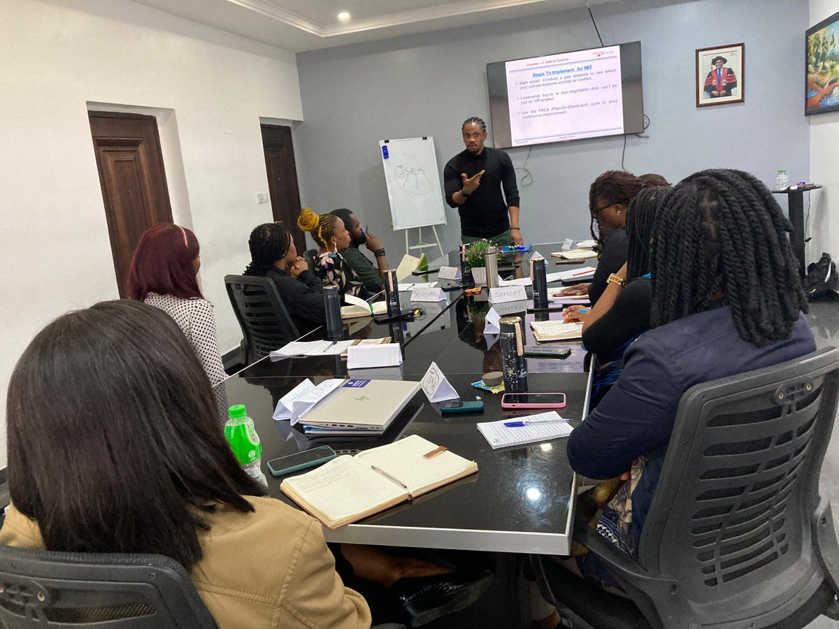 NovelleCenter's tweet image. Photo session of the IMS AWARENESS Training at ICREN

Date: 12TH AUGUST, 2025 BATCH

To register for organisational trainings, kindly visit novellecenter.com or call 09030589313 for more details and registration.

#Integratedmanagementsystem
#iso9001
#14001
#IMS 
#45001