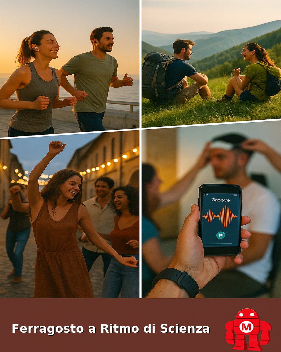 𝐅𝐞𝐫𝐫𝐚𝐠𝐨𝐬𝐭𝐨 𝐚 𝐫𝐢𝐭𝐦𝐨 𝐝𝐢 𝐬𝐜𝐢𝐞𝐧𝐳𝐚 🎧💃 — 𝐒𝐢𝐚𝐦𝐨 𝐟𝐚𝐭𝐭𝐢 𝐩𝐞𝐫 𝐦𝐮𝐨𝐯𝐞𝐫𝐜𝐢 𝐚 𝐭𝐞𝐦𝐩𝐨

La ricerca conferma: muoversi a tempo è un impulso innato. Anche senza “amare” la musica, il groove accende i circuiti motori e, spesso, il piacere nasce dal