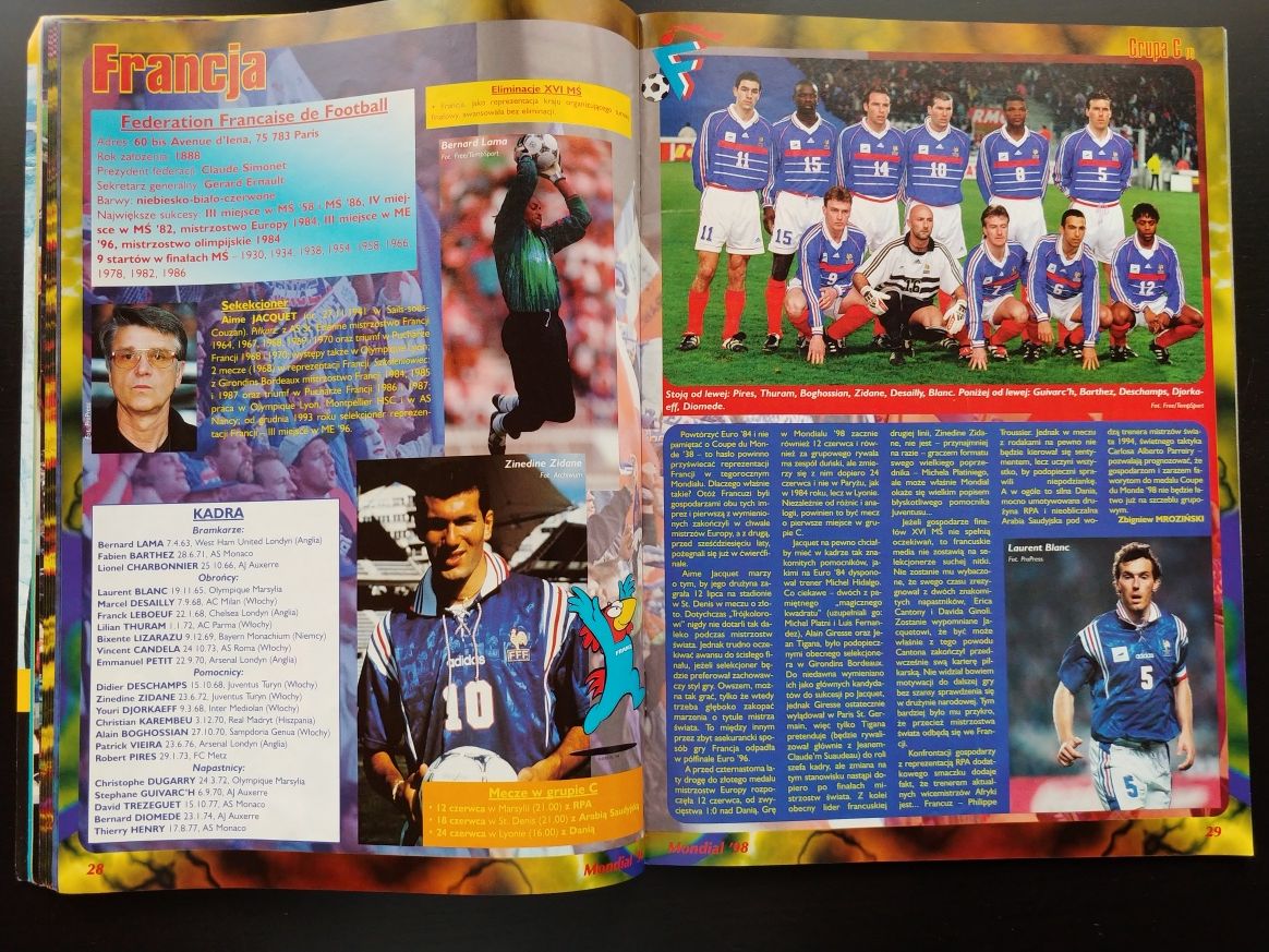 Finaliści Mondialu 1998 ! <a href="/pn20lat/">PN 20 lat temu</a> <a href="/retrofutbol_pl/">Retro Futbol.pl</a> <a href="/ZidaneOfficial_/">Zinedine Zidane </a>  cz. 2 <a href="/Ronaldo/">Ronaldo Nazário</a>