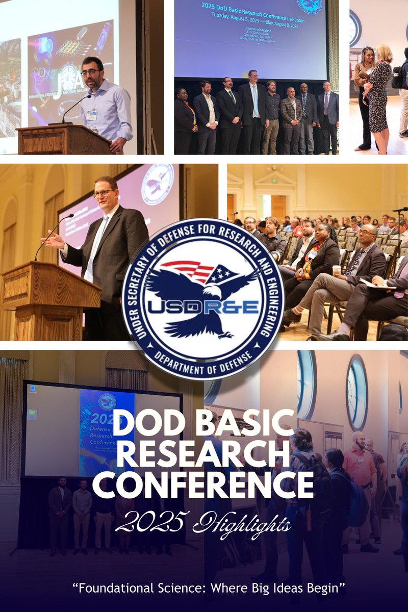From inspiring plenaries to interactive sessions and outreach, #DBRC2025 showcased the power of innovation, collaboration, and discovery. 

Read the full recap: 

linkedin.com/pulse/2025-def…

@DeptofDefense @DoDCTO <a href="/SMART_DoD/">SMART Scholarship</a>