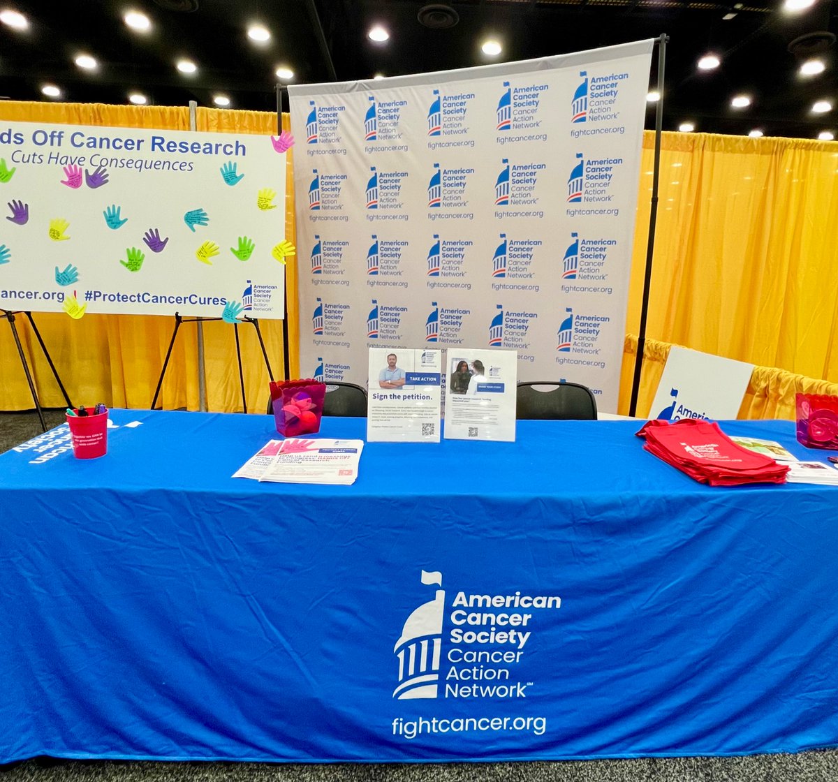 It’s finally here: <a href="/kystatefair/">Kentucky State Fair</a>! Come see us in the Health Horizons section of the South Wing. Our booth is ready. Share your cancer research story and help #ProtectCancerCures by advocating against any federal budget cuts to cancer research!