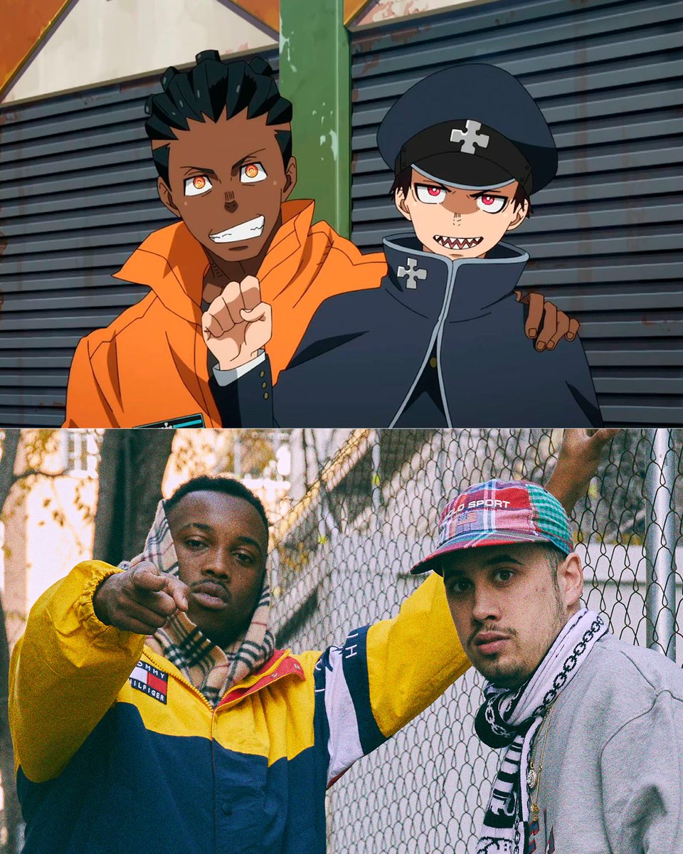 anime                        real life