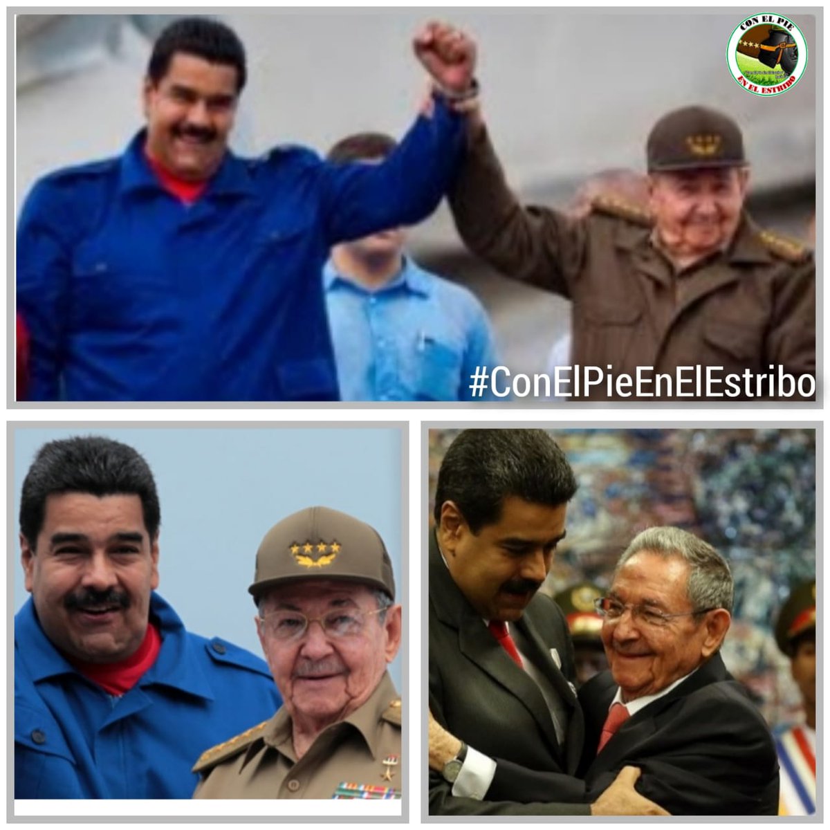 El legado de Chávez está vivo. 
Él y Fidel estarían  muy orgullosos ...Cuenten siempre con el apoyo y la solidaridad de Cuba.
Raúl Castro Ruz 16/10/17 
Cuba y Venezuela. #ConElPieEnElEstribo