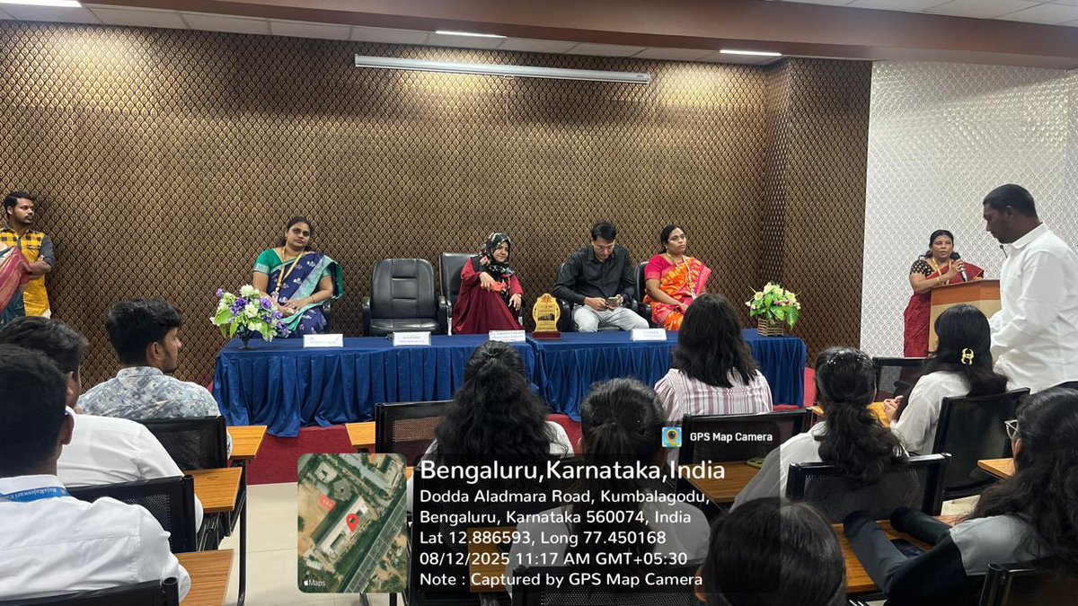 rrceblr's tweet image. 🚀 #CareerReady @ RRCE! 🚀 On 12 Aug 2025, #CSEDept hosted a seminar on “How Technical Skills &amp;amp; Internships Impact Placements?” with Mrs. Farheen Farhath. 💡 Insights on industry needs, internship advantage &amp;amp; placement success. 🌟 #RRCE #CareerGrowth #PlacementSuccess