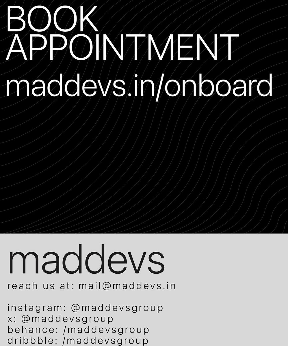 maddevsgroup's tweet image. the roads you take, express you

visit us: maddevs.in