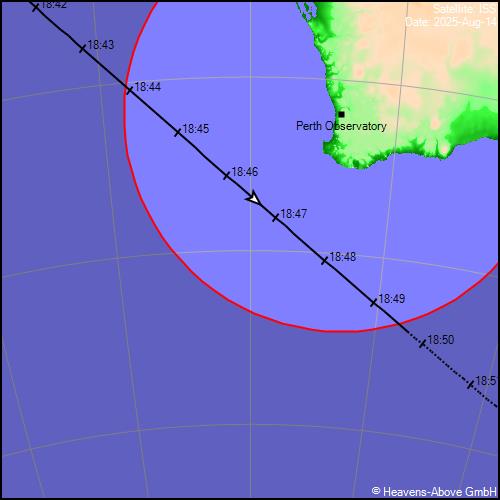 Perth Observatory (@perthobs) on Twitter photo #Perth #WA The <a href="/Space_Station/">International Space Station</a> will fly over tonight at 6:44 pm
#spotthestation #perthnews #wanews #communitynews #westernaustralia #perthevents #perthlife #perthtodo #perthhappenings #Perth #WA The <a href="/Space_Station/">International Space Station</a> will fly over tonight at 6:44 pm
#spotthestation #perthnews #wanews #communitynews #westernaustralia #perthevents #perthlife #perthtodo #perthhappenings