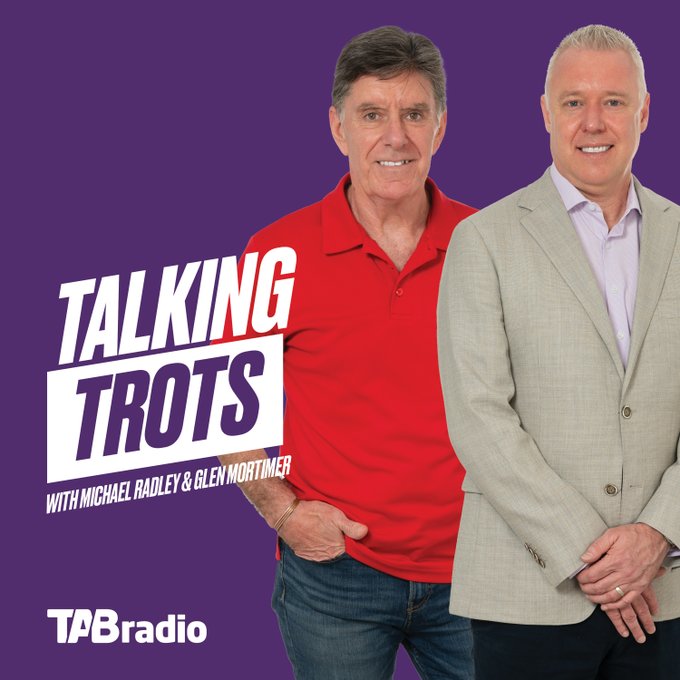 TABradio (@tabradio) on Twitter photo TALKING TROTS | bit.ly/3J5HK7A
<a href="/MortimerGlen/">Morts</a> & <a href="/mickradley/">Michael Radley</a> are back for another episode of Talking Trots! They are joined by special guests Justin Prentice & Merv Butterworth, while @hillbomber & <a href="/pike_in/">Oli Cownie</a> find us all the winners!
<a href="/TAB_touch/">TABtouch</a> | <a href="/RacingWAHarness/">Racing WA - Harness</a> | TALKING TROTS | bit.ly/3J5HK7A
<a href="/MortimerGlen/">Morts</a> & <a href="/mickradley/">Michael Radley</a> are back for another episode of Talking Trots! They are joined by special guests Justin Prentice & Merv Butterworth, while @hillbomber & <a href="/pike_in/">Oli Cownie</a> find us all the winners!
<a href="/TAB_touch/">TABtouch</a> | <a href="/RacingWAHarness/">Racing WA - Harness</a> |
