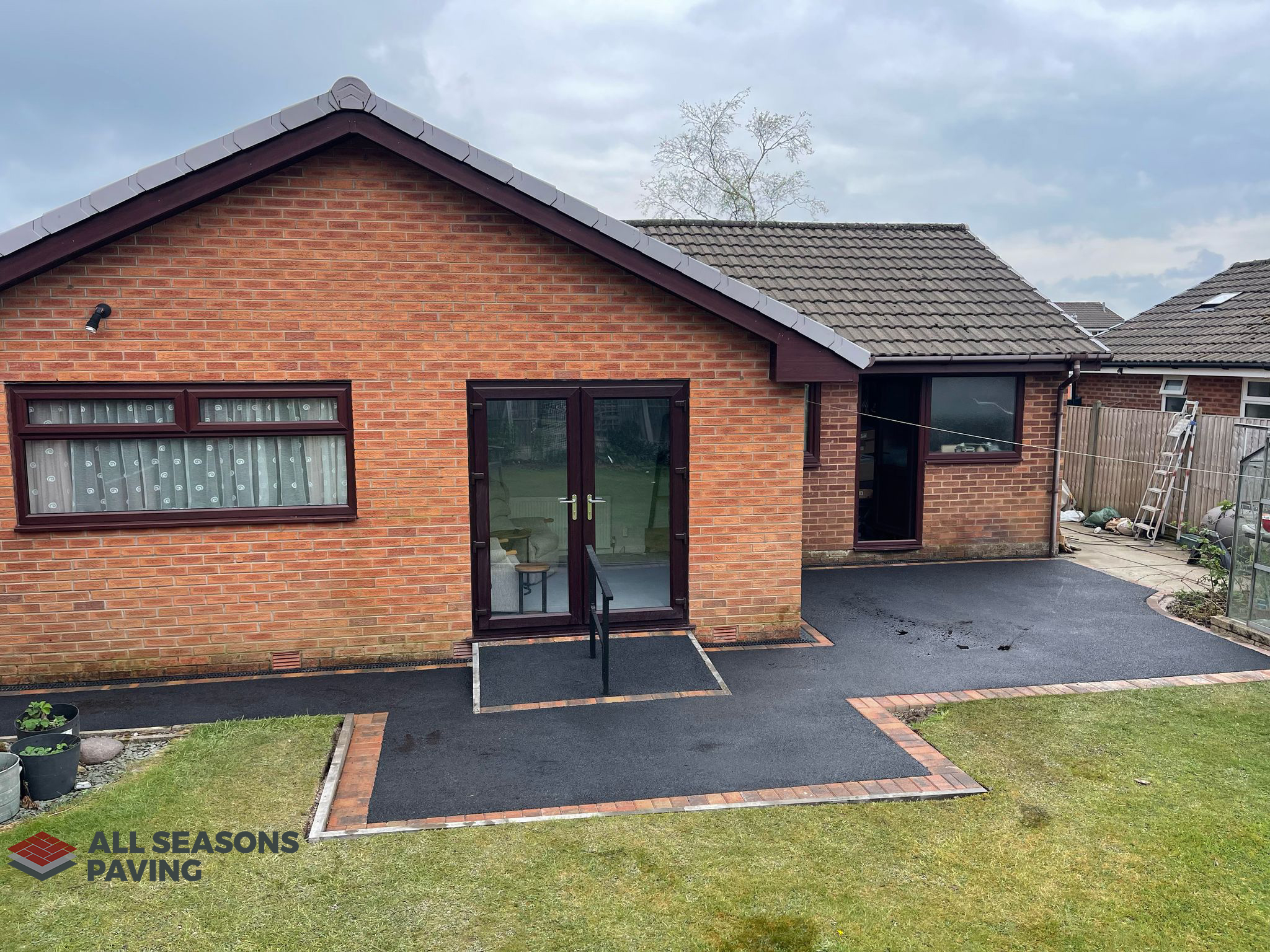 Professional tarmac driveway installation on UK property