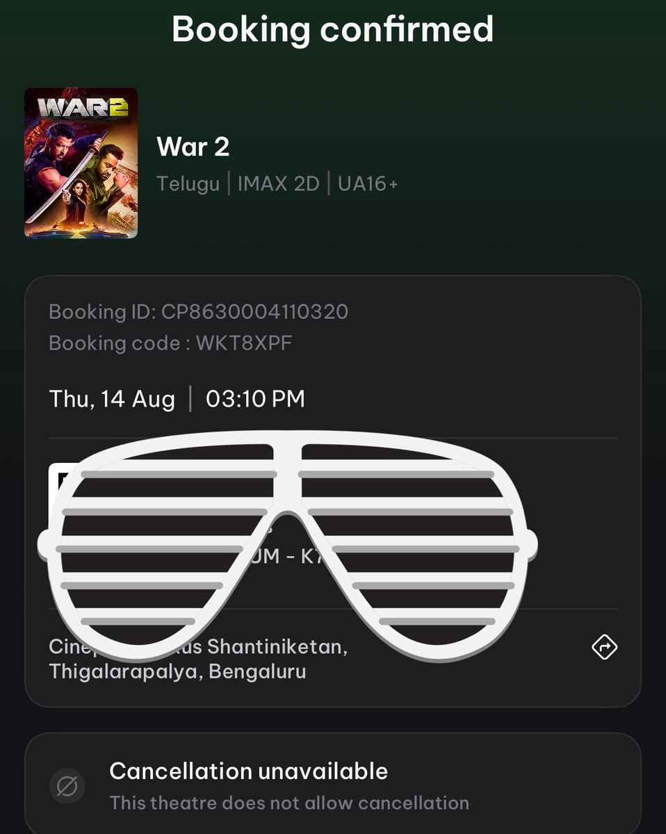 TheGameAnimator's tweet image. 2nd time now in IMAX with family 
@tarak9999 #War2 #War2Celebrations #ManOfMassesNTR #JaiNTR