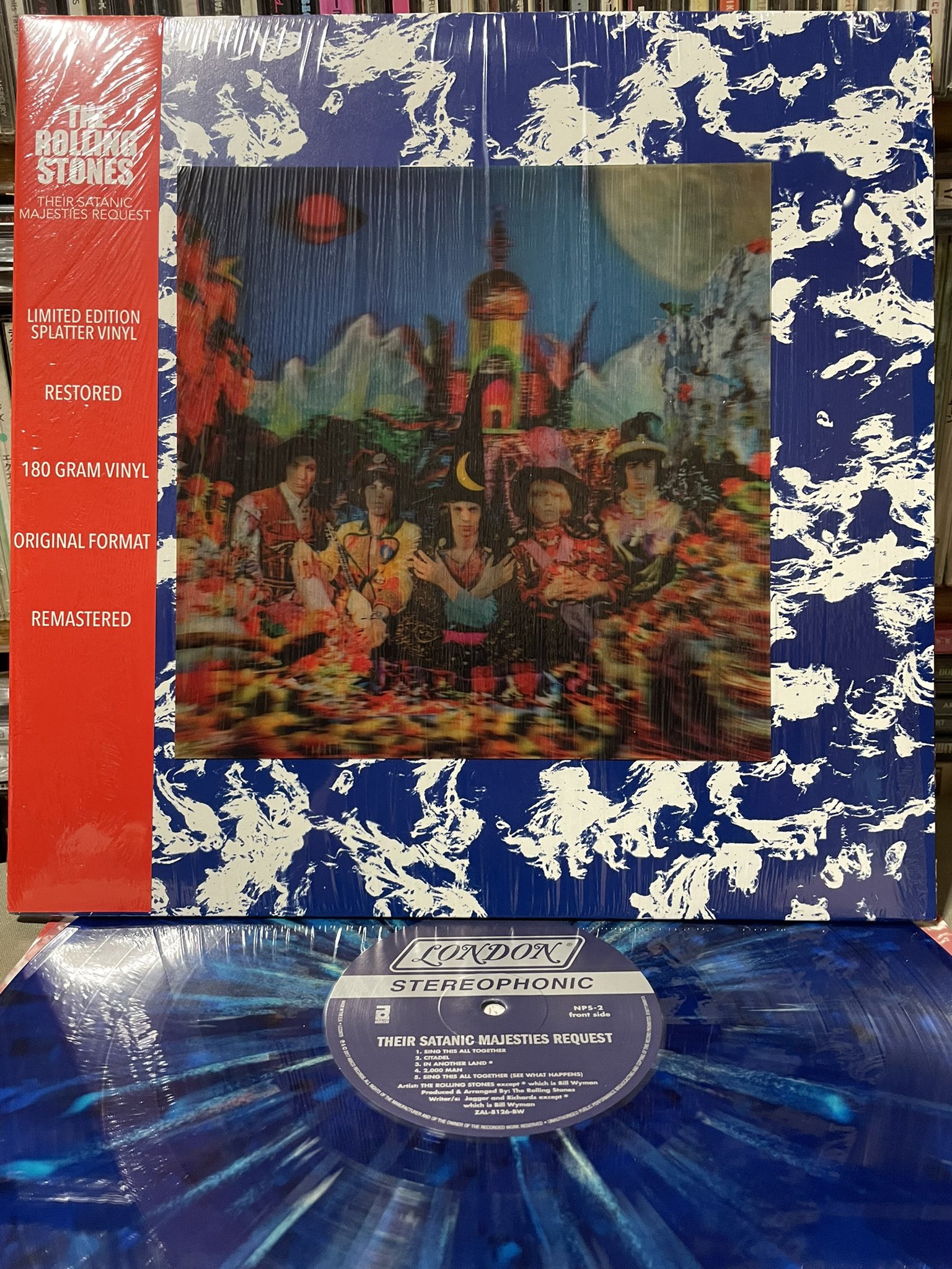 レア3Dジャケ！Rolling Stones Satanic Majesties Bonhams : A 3-D album cover image, 'Their Satanic Majesties