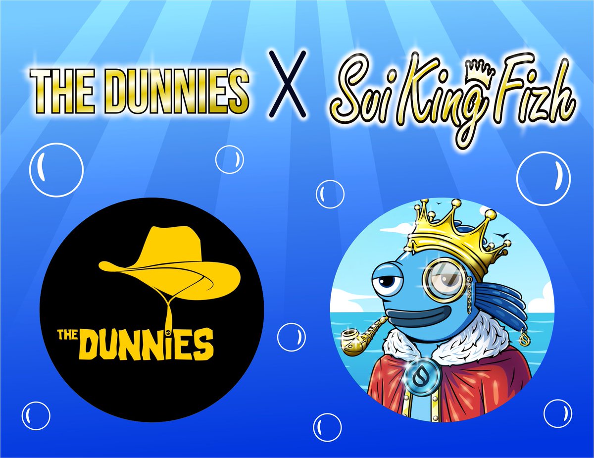 🎉Giveaway Time🎉

We’re teaming up with <a href="/the_dunnies/">Dunnies</a> for an exclusive GIVEAWAY! 🎉

🔥 Win 5 WL spots for their upcoming second map piece raffle!

HOW TO ENTER:

✅ Follow <a href="/the_dunnies/">Dunnies</a> &amp; <a href="/Suikingfizh/">Sui King Fizh</a>
✅ Like, RT &amp; Tag 2 Friends
✅ Join both Discords : discord.com/invite/fbZTM7k… and