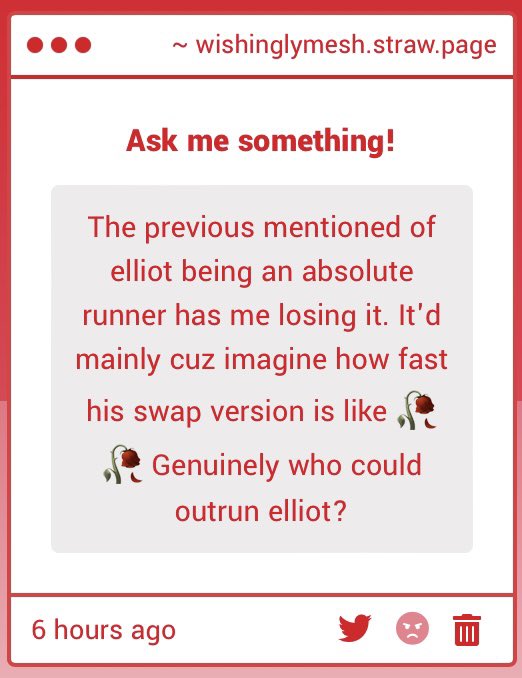 Biggest contender for out running Elliot would be Guest
Not because he’s faster or anything but he would have more stamina I imagine. Elliot would have to take a break and guest would catch up :)