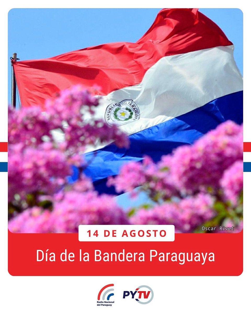 ParaguayTVHD's tweet photo. 🇵🇾 DÍA DE LA BANDERA PARAGUAYA

🇵🇾Es uno de los símbolos patrios más representativos de nuestro sentimiento patriótico. https://t.co/5tpn9jDSv6