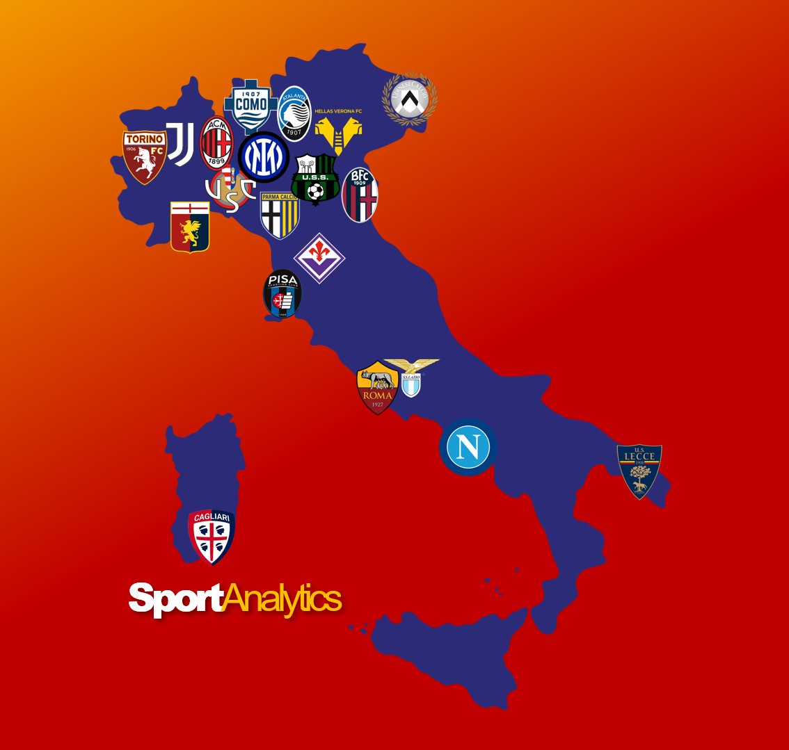 SportAnalytics (@_sportanalytics) on Twitter photo In #Italy soccer isn’t just a sport.. it’s a heartbeat.
34200 minutes of⚽️to break down. Over 500 great players. 380 epic matches. 20 relentless teams. 3 heated derbies.
We analyse every trend, every pattern, as every number hides a story!🎥
Who will make history? 🇮🇹🏆
#SerieA In #Italy soccer isn’t just a sport.. it’s a heartbeat.
34200 minutes of⚽️to break down. Over 500 great players. 380 epic matches. 20 relentless teams. 3 heated derbies.
We analyse every trend, every pattern, as every number hides a story!🎥
Who will make history? 🇮🇹🏆
#SerieA