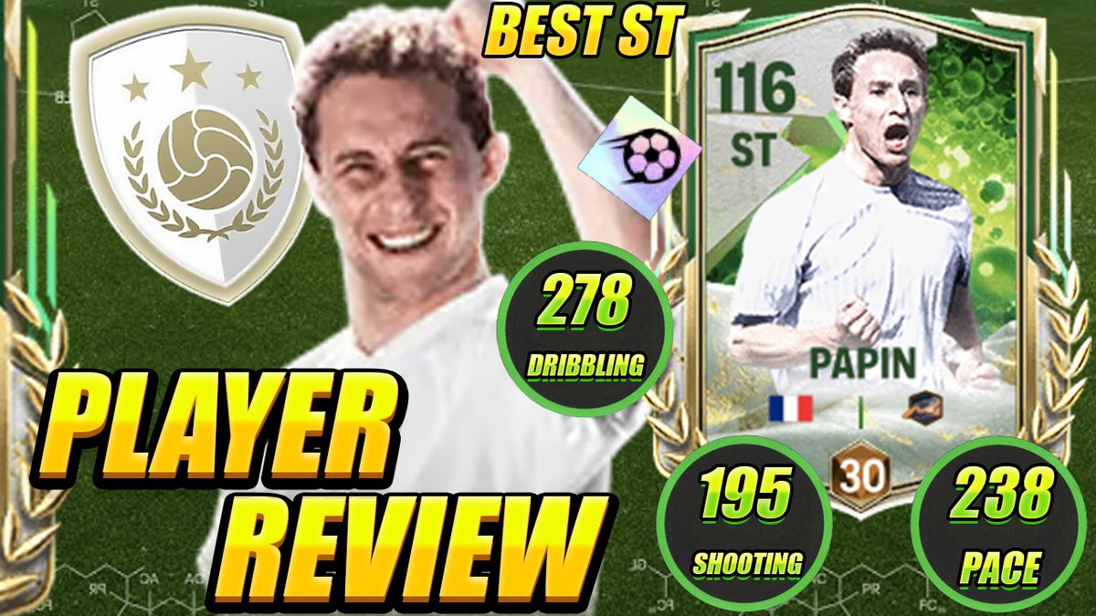 48hrss's tweet photo. GRASSROOTS GREATS PAPIN PLAYER REVIEW! GRASSROOTS GREATS ICON PAPIN REVIEW! FC MOBILE PAPIN REVIEW!!
Link: https://t.co/4kRZzhzFMK

#FCMobile | #fcmobile26 | #Captains | #Ragnarok | #DefiningLegacies | #IconChronicles | #FIFAMobile | #EAFC26 | #FCMobileMOD | #GrassrootGreats https://t.co/OhssMPDBFq