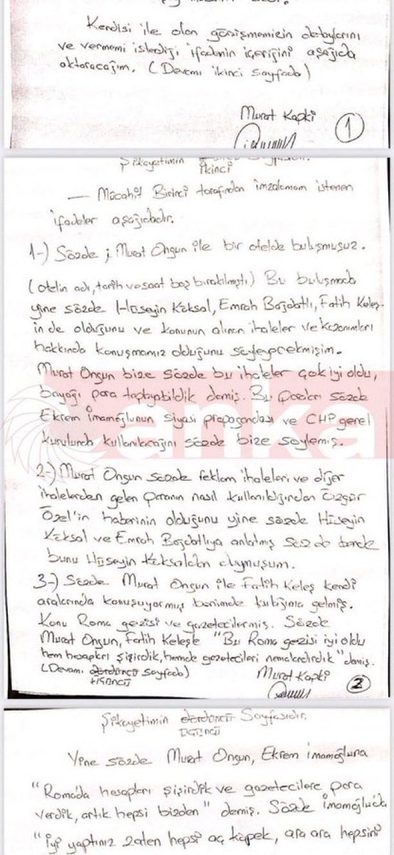 ozgurozeloglu's tweet photo. Özgür Özel, İBB soruşturmasında tutuklu olan Murat Kapki'nin şikayet dilekçesini paylaştı. https://t.co/TH35oWSkBQ