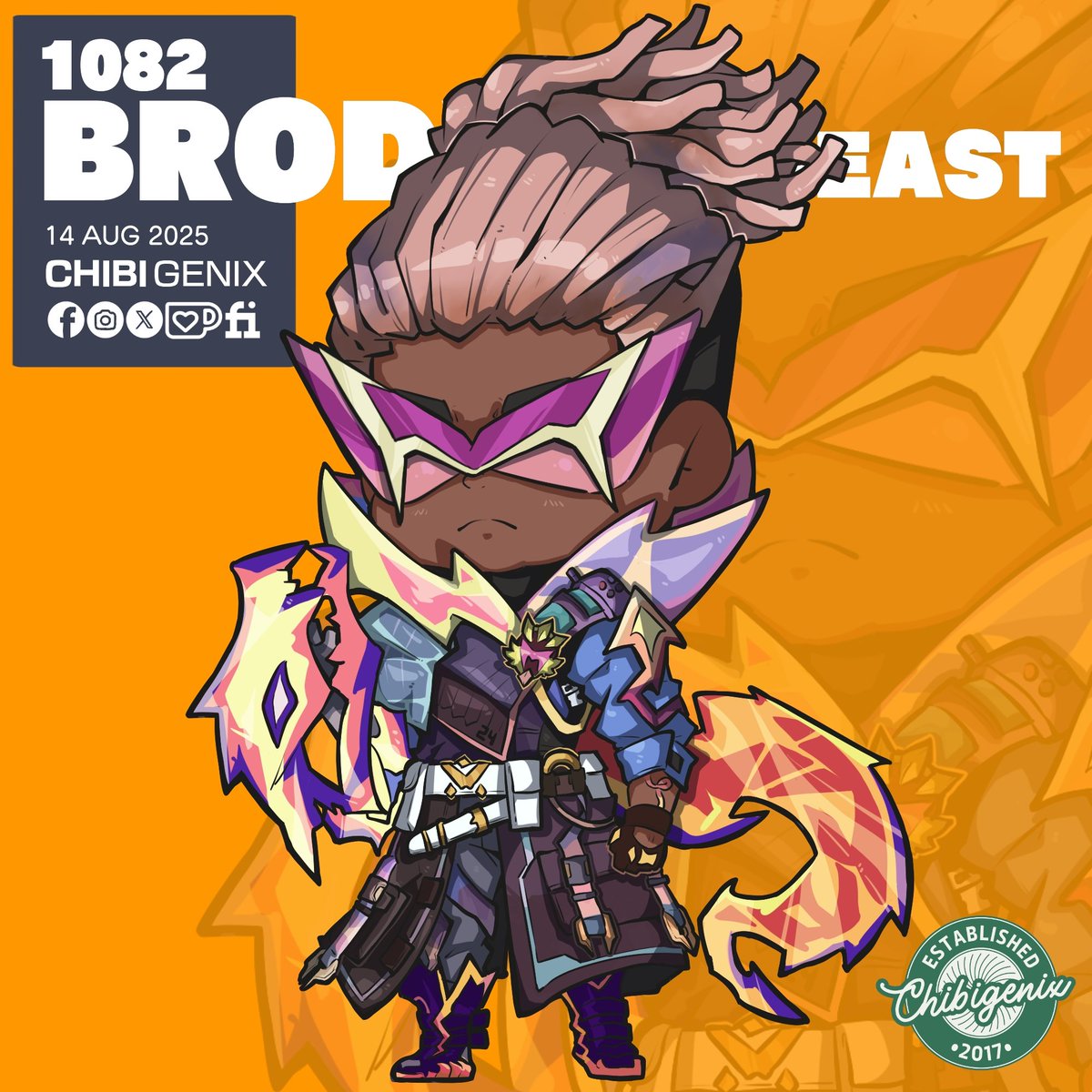CHIBIGENIX's tweet photo. 1082: BRODY NEOBEAST
#fanart #mlbbcreatorcamp #mlbb #mobilelegends #mobilelegendsbangbang #neobeast #brody #mlbb #chibi #chibiart #chibigenix #CuteSizeMatters #digitalart #digitalartist #infinitepainter https://t.co/7MIJGNOuhN