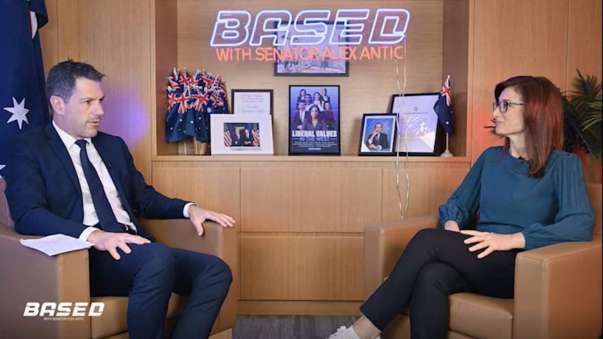 MaryanneDemasi's tweet photo. 🎙️Senator Alex Antic in conversation with Dr Maryanne Demasi
We sit down for a frank conversation about the fights that cost me my job at the @ABCTV, the TGA’s cosy ties to industry, and why independent voices are needed now more than ever.  

LINK BELOW: 👇👇