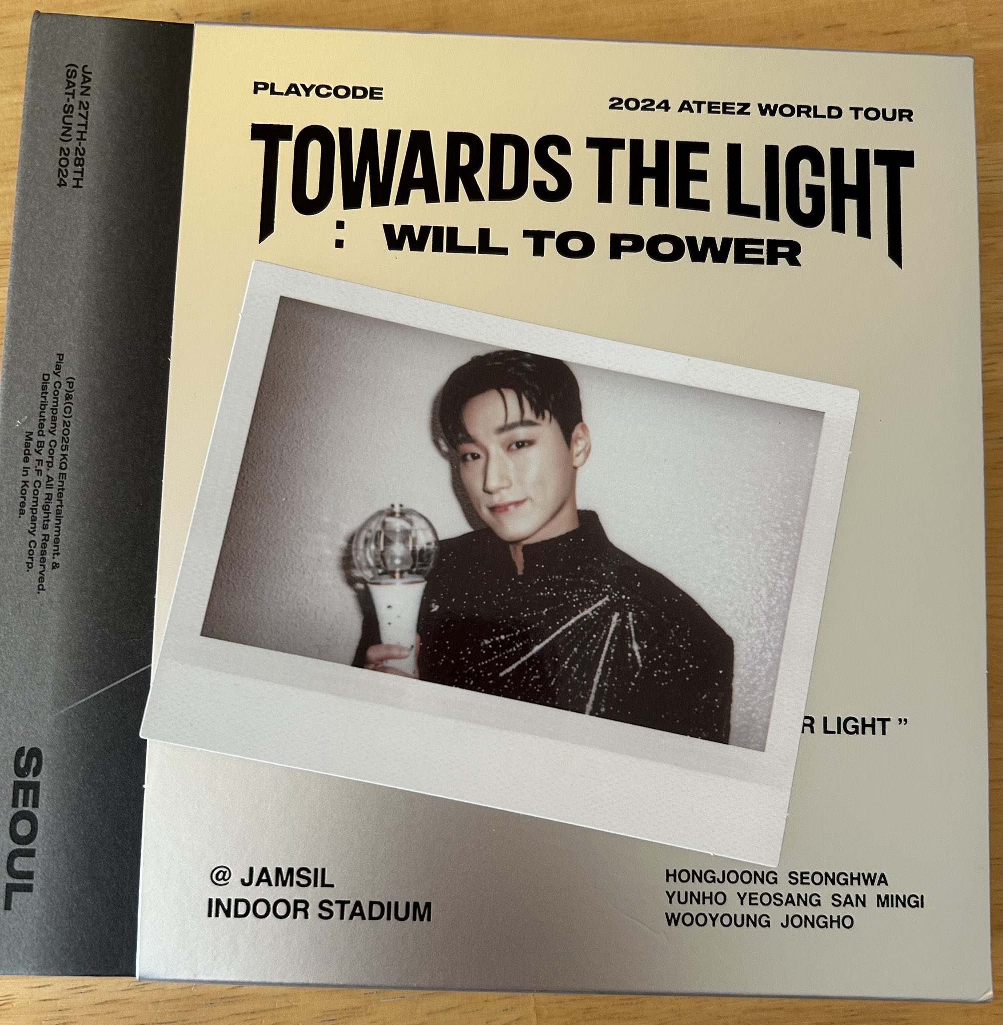 ATEEZ リリイベ ヨサン サイン入りブロマイド 匿名配送追跡付き ヨサン 両面トレカ ATEEZ 2025 BIRTHDAY MD 購入者ランダム
