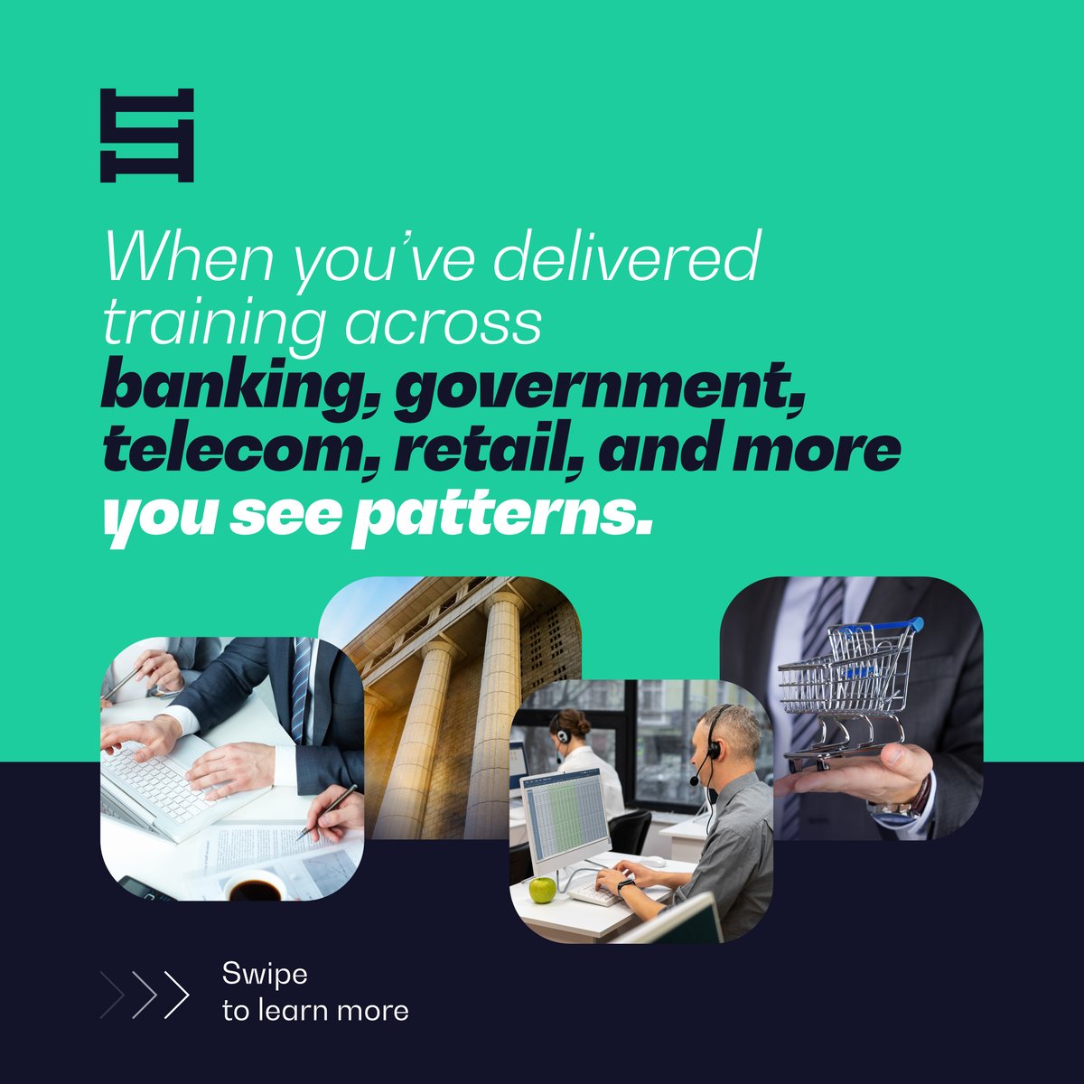 SalalemLearning's tweet photo. When you’ve delivered training across banking, government, telecom, retail, and more — you see patterns.

📊 Want to learn more about how we help orgs across the region? Let’s talk.
#Salalem #CorporateLearning #LXP #LearningCulture https://t.co/XkwAGsJlSu