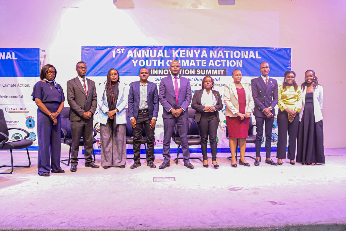 UnescoYouthKe's tweet photo. During the 1st Annual Kenya National Climate Action Innovation Summit, we were proud to have our member Lydia Wanja represent us on a panel on Youth in Climate Solutions &amp; the Green Economy. 🌍 She championed education, youth engagement, and digital innovation for sustainability. https://t.co/dOvi90rV1L