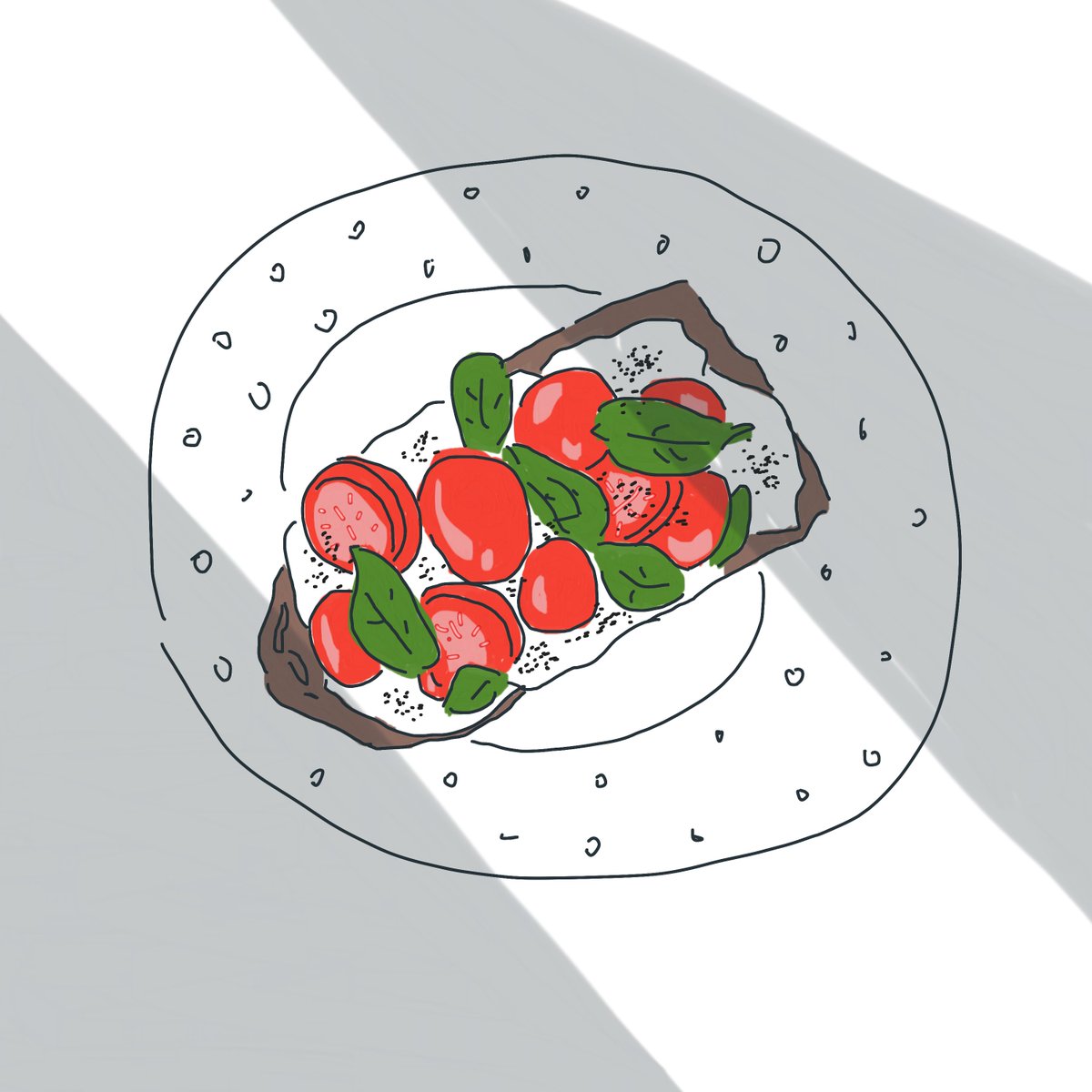 ExploreTheBasic's tweet photo. Cherry tomatoes and cream cheese on toast? Simple, fresh, and nutritious! 🍅🥪 Perfect for a quick bite. #HealthyEating #SnackIdeas https://t.co/Ghu4iIey4v