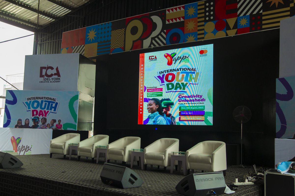 yappi_ng's tweet image. YAPPI IYD 2025 was pure 🔥✨
Theme: Youth, AI &amp;amp; The Future of Work 🚀
From game-changing AI convos to our electric Live Animation Hackathon, Pop Landmark buzzed with ideas, laughter &amp;amp; dreams.

Big love to @DelYorkAcademy &amp;amp; @MastercardFdn 💛

#YAPPI #IYD2025 #AIandCreativity