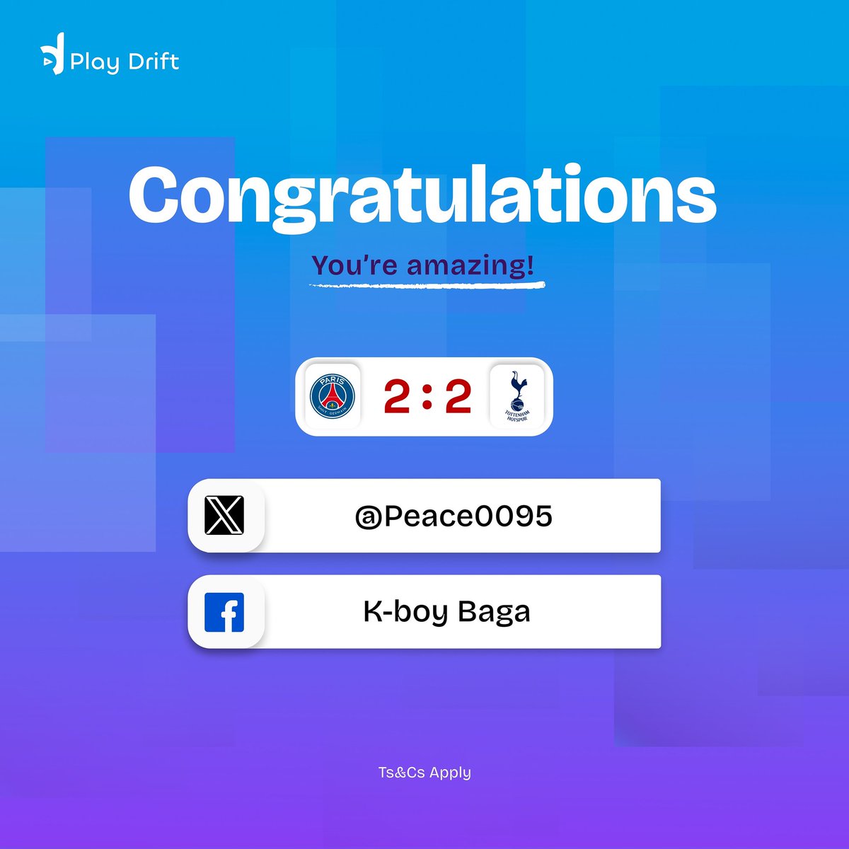 Play Drift (@driftmusicapp) on Twitter photo Congratulations 🎉👏🏽
<a href="/peace0095/">Adebisi ojo</a>
Kindly comment on your account number to claim your reward. Congratulations 🎉👏🏽
<a href="/peace0095/">Adebisi ojo</a>
Kindly comment on your account number to claim your reward.