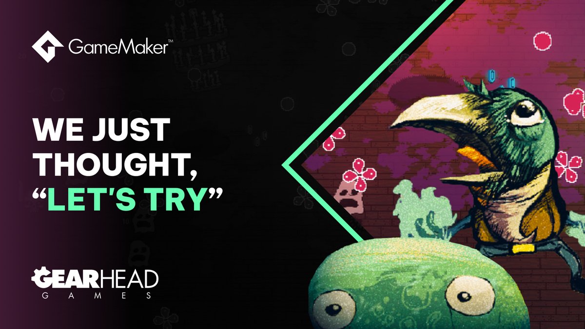 We caught up with <a href="/gearhead_games/">Gearhead Games</a> to discuss web and mobile development, GameMaker, and the latest on Raven Estate.
🔗 gamemaker.io/en/blog/gearhe…