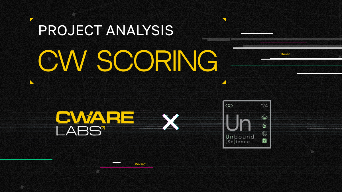 Cware Labs (@cwarelabs) on Twitter photo 💯 Scoring Analysis for <a href="/UnboundScience/">Unbound Science</a>
We have just completed a scoring, which features 7 blocks and 50+ parameters. We identified weak spots, outlined growth, and clarified the next steps.
💫 Want to assess your #Web3 startup? Apply: cwarelabs.com/form 💯 Scoring Analysis for <a href="/UnboundScience/">Unbound Science</a>
We have just completed a scoring, which features 7 blocks and 50+ parameters. We identified weak spots, outlined growth, and clarified the next steps.
💫 Want to assess your #Web3 startup? Apply: cwarelabs.com/form