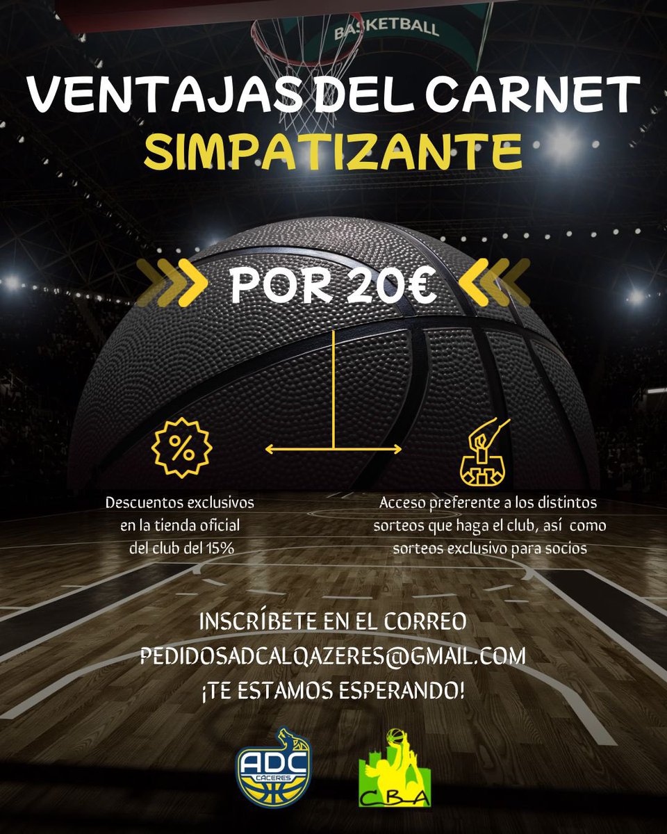 💛 Sacamos el Carnet simpatizante.

🔝Aprovéchate de las ventajas y descuentos que ofrecemos.

No dejes pasar la oportunidad. 🫵🏻