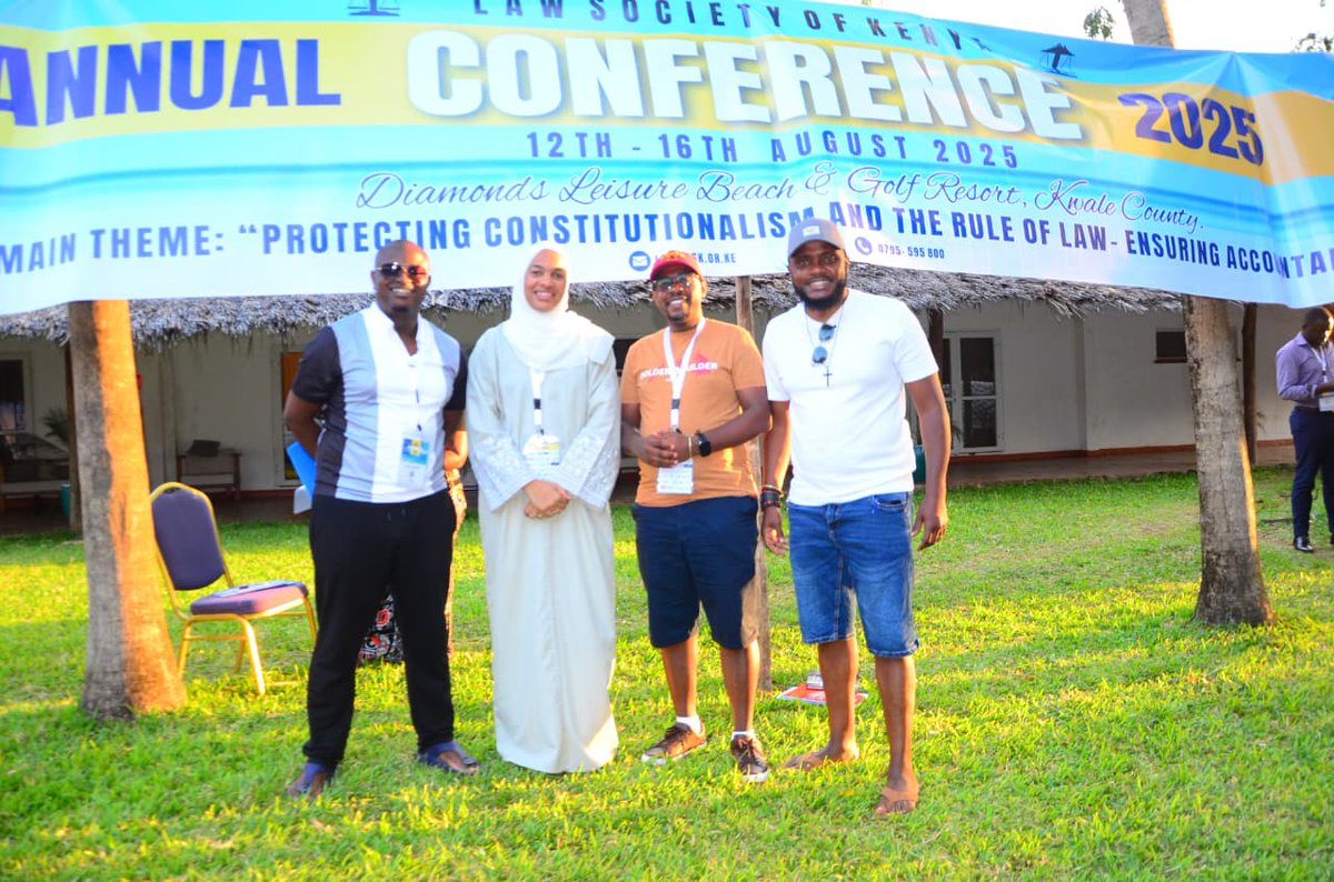 The LSK Branch Chairs Caucus, led by the Caucus Chair, Mr.Eric Kivuva attended the LSK Annual Conference, reaffirming their role in defending constitutional principles, upholding the rule of law, and protecting democratic values nationwide."
#LSKAnnualConfrence2025