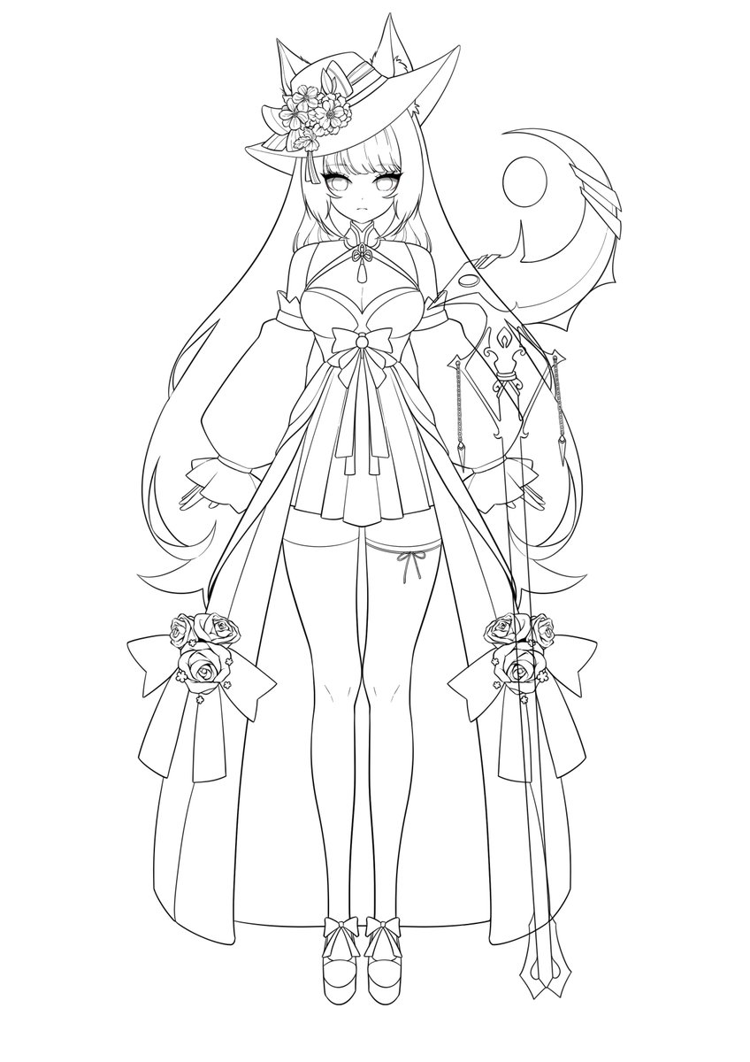 Another big project, and it's going to take quite a long time.✍️(◔◡◔)
#WIP #vgenartist #Vtuber #lineart