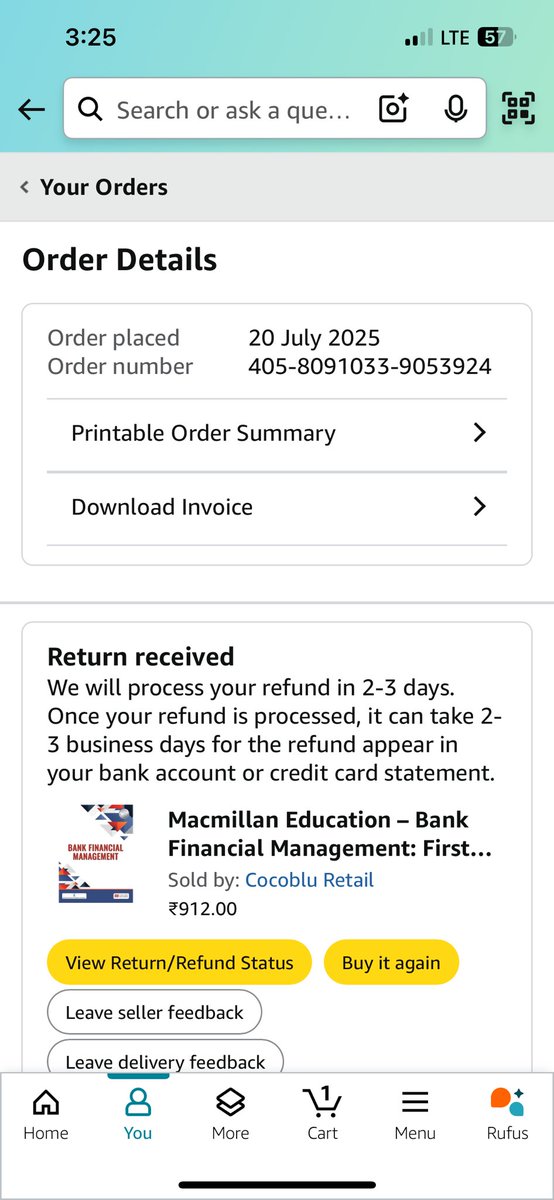 patraranjit0's tweet photo. Hey @amazonIN @AmazonHelp I have yet to receive a refund https://t.co/TAUiLzDESp