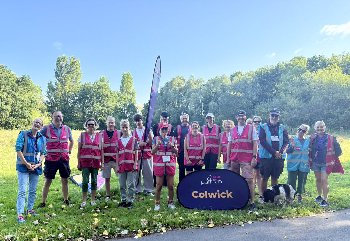Colwick parkrun (@colwickparkrun) on Twitter photo Hello there… we are still looking for a few more volunteers for this weekend please.
Barcode scanning, marshalling, and funnel management are all up for grabs!
Please get in touch if you’d like to help: colwick@parkrun.com Hello there… we are still looking for a few more volunteers for this weekend please.
Barcode scanning, marshalling, and funnel management are all up for grabs!
Please get in touch if you’d like to help: colwick@parkrun.com