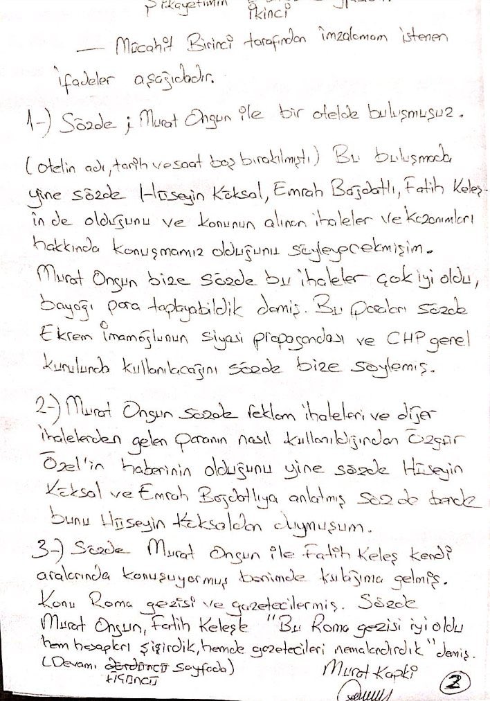mmchabertr's tweet photo. #SONDAKİKA

Özgür Özel paylaştı: 

"İBB soruşturmasından tutuklu bulunan Murat Kapki, Mücahit Birinci'den şikayetçi oldu." https://t.co/V9gbvhR7Ec