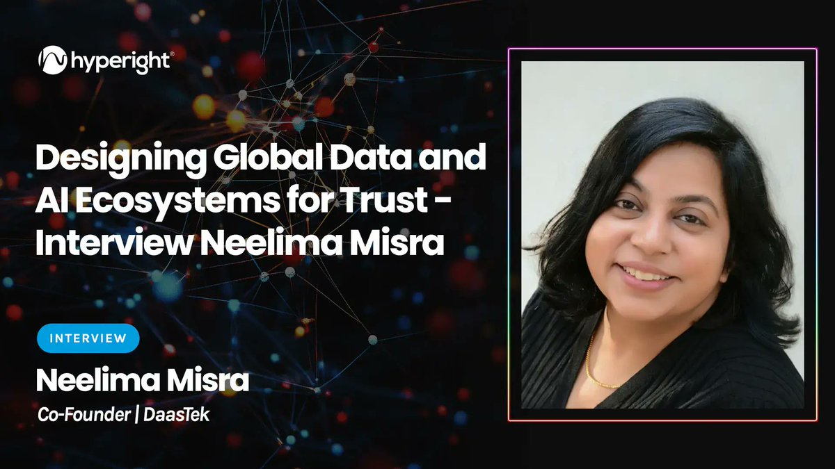 We had the chance to sit down with Neelima Misra, Co-Founder of DaasTek and a seasoned expert in data, analytics, and AI, whose 25-year career has shaped the digital strategies of companies across more than 50 countries.

Continue reading the article:
hubs.li/Q03CK3Fw0